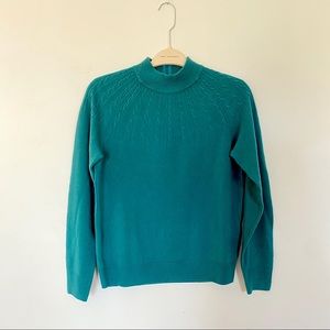 The Tog Shop Turquoise Turtleneck Sweater